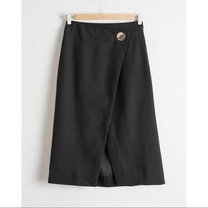 Other Storeis Wrap Midi Skirt